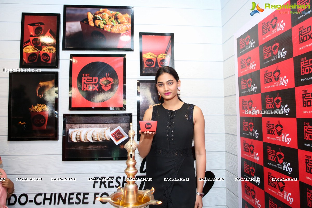 The Red Box Takeaway Outlet Launch by Actress Spandana Palli at Madinaguda