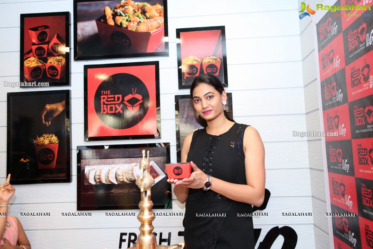 The Red Box Takeaway Outlet Launch by Actress Spandana Palli at Madinaguda