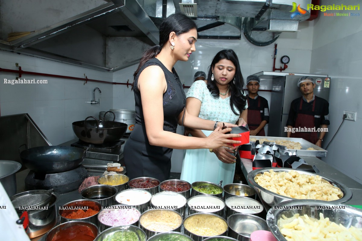 The Red Box Takeaway Outlet Launch by Actress Spandana Palli at Madinaguda