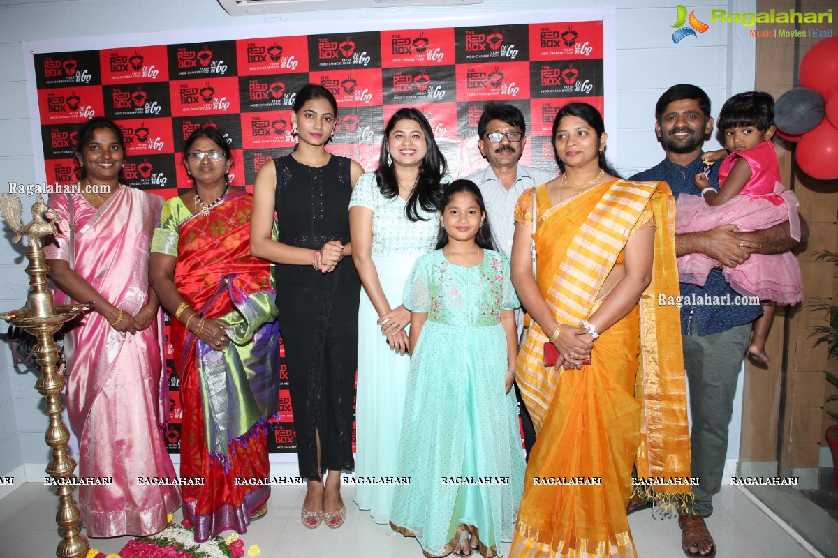 The Red Box Takeaway Outlet Launch by Actress Spandana Palli at Madinaguda