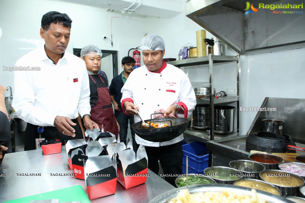 The Red Box Takeaway Outlet Launch by Actress Spandana Palli at Madinaguda
