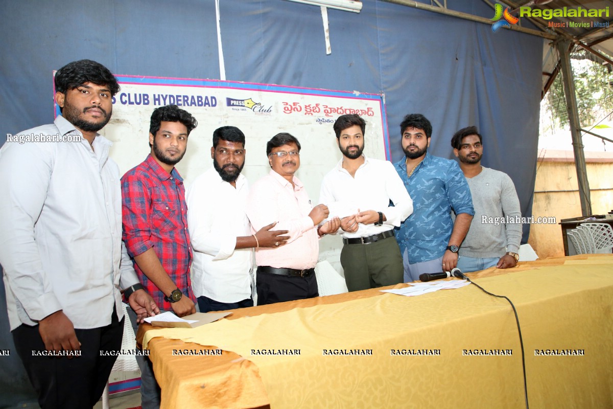 Charity Cheques Issuing Announcement at Somajiguda Press Club