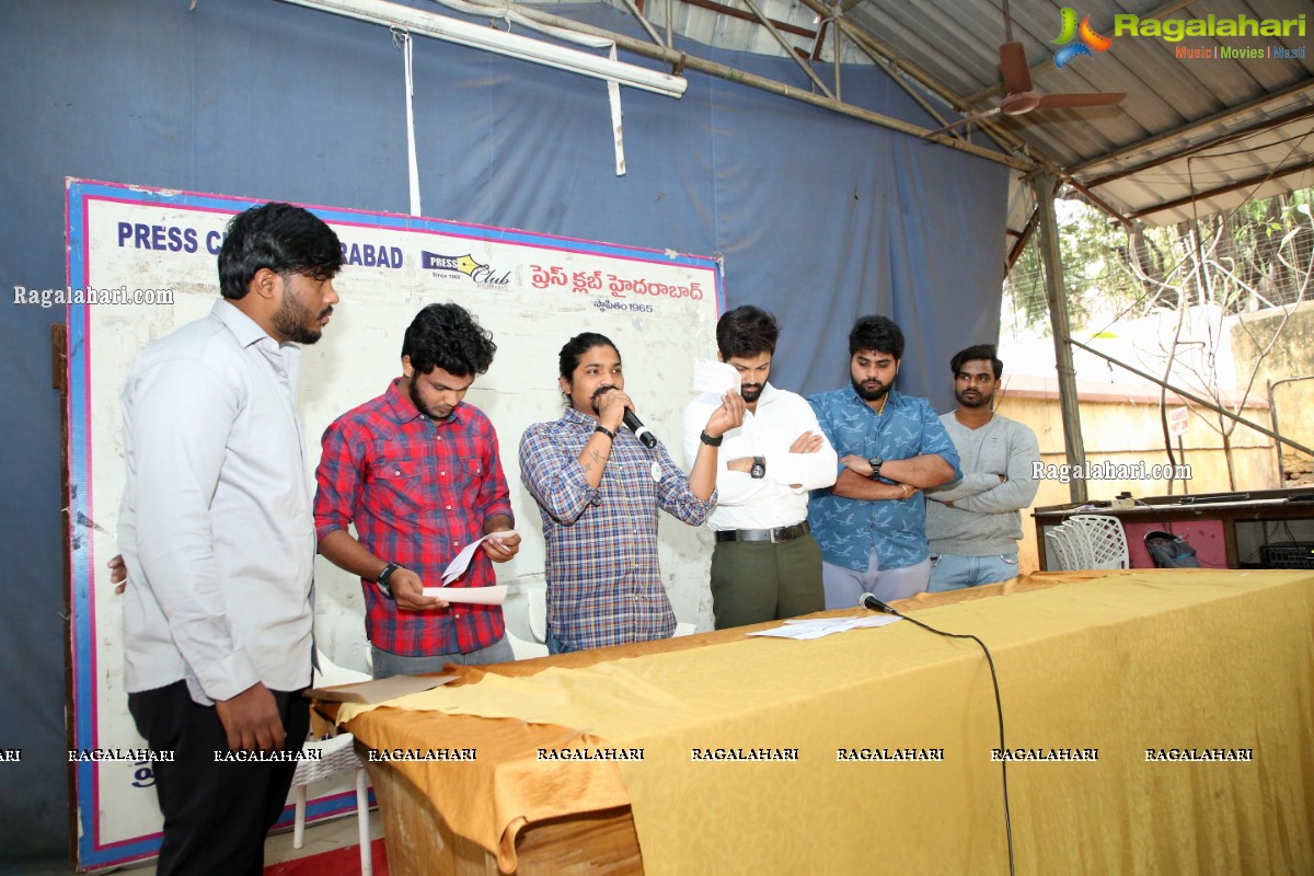 Charity Cheques Issuing Announcement at Somajiguda Press Club