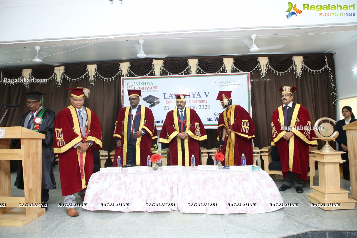 Lakshya - V Convocation Ceremony 2021 at Vishwa Vishwani Institute of Systems and Management (VVISM)