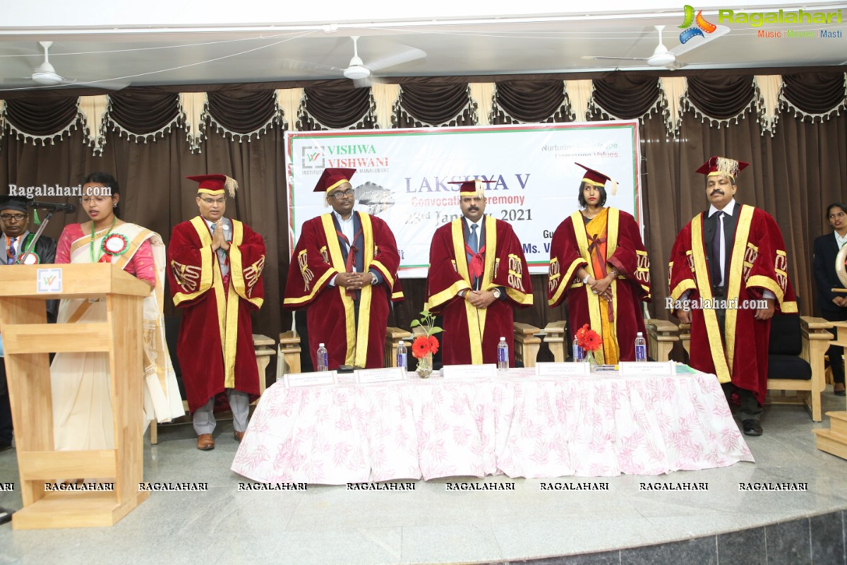 Lakshya - V Convocation Ceremony 2021 at Vishwa Vishwani Institute of Systems and Management (VVISM)