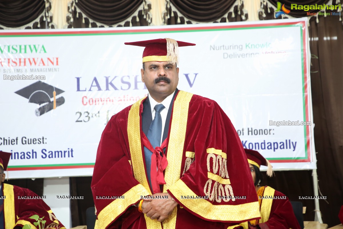 Lakshya - V Convocation Ceremony 2021 at Vishwa Vishwani Institute of Systems and Management (VVISM)