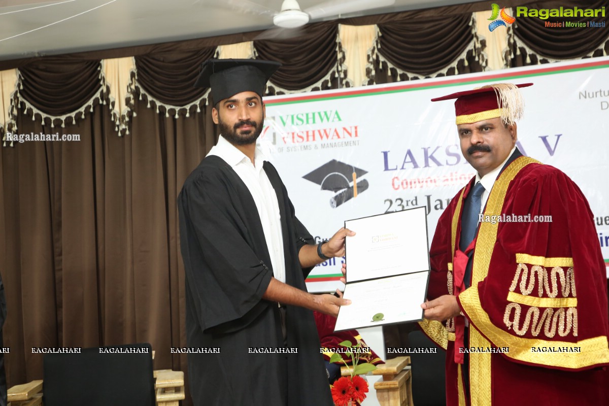 Lakshya - V Convocation Ceremony 2021 at Vishwa Vishwani Institute of Systems and Management (VVISM)