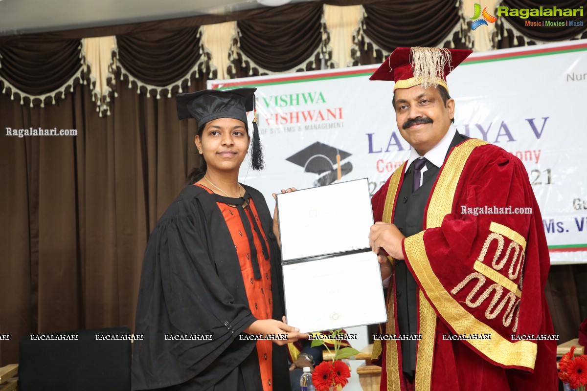 Lakshya - V Convocation Ceremony 2021 at Vishwa Vishwani Institute of Systems and Management (VVISM)