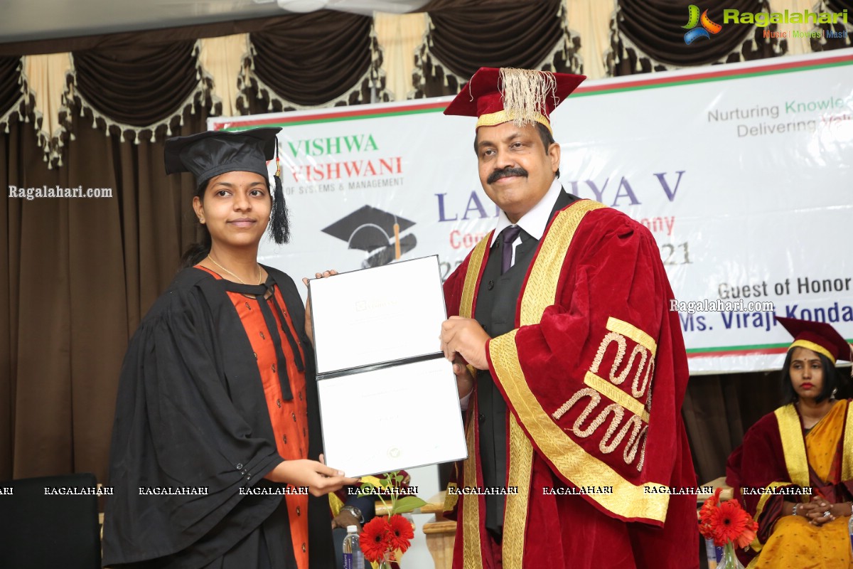 Lakshya - V Convocation Ceremony 2021 at Vishwa Vishwani Institute of Systems and Management (VVISM)