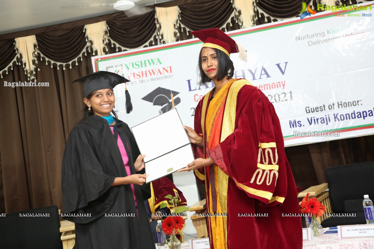 Lakshya - V Convocation Ceremony 2021 at Vishwa Vishwani Institute of Systems and Management (VVISM)