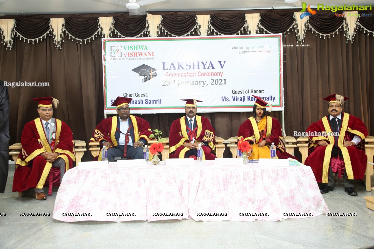 Lakshya - V Convocation Ceremony 2021 at Vishwa Vishwani Institute of Systems and Management (VVISM)