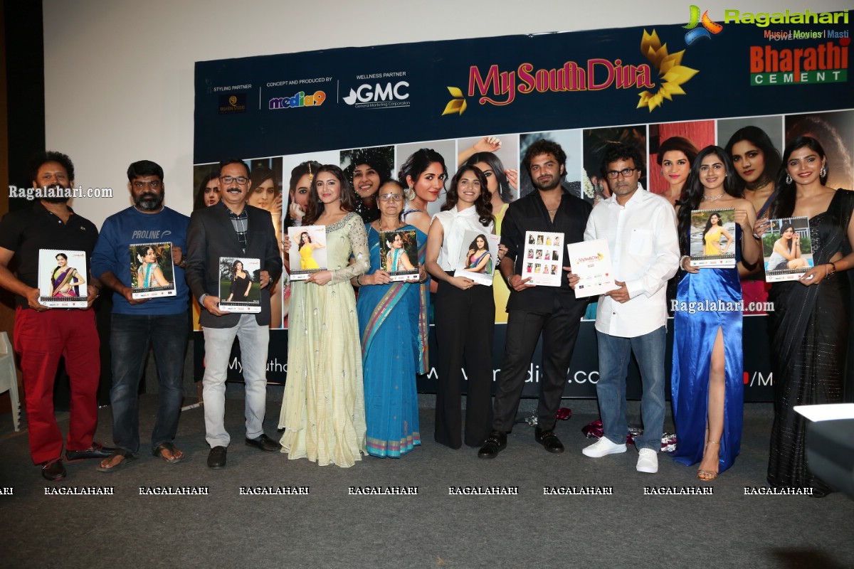 My South Diva Calendar 2021 Launch at Ramanaidu Studio Preview Theater