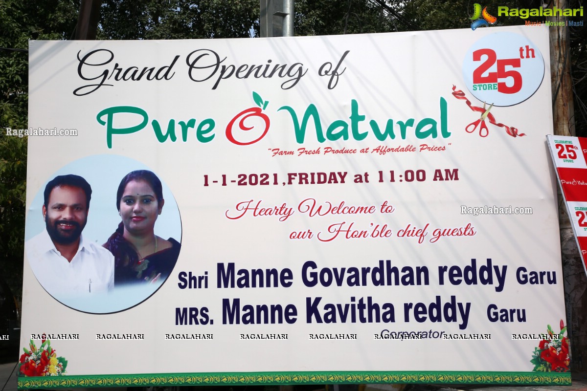 Pure-O-Naturals Fruits and Vegetables 25th Outlet Launch