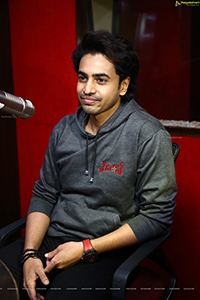 Ashok Galla & Nidhhi Agerwal at Red FM Station