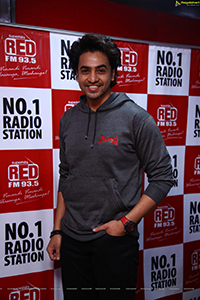 Ashok Galla & Nidhhi Agerwal at Red FM Station