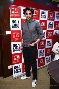 Ashok Galla & Nidhhi Agerwal at Red FM Station