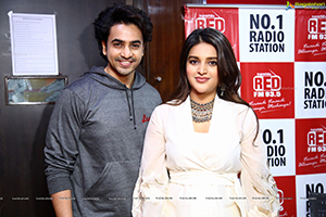 Ashok Galla & Nidhhi Agerwal at Red FM Station