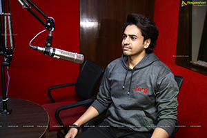 Ashok Galla & Nidhhi Agerwal at Red FM Station