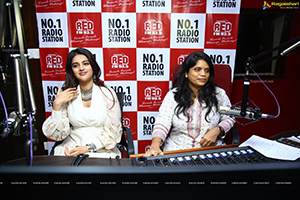 Ashok Galla & Nidhhi Agerwal at Red FM Station