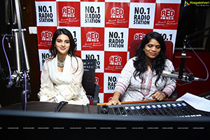 Ashok Galla & Nidhhi Agerwal at Red FM Station