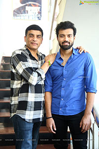 Producer Dil Raju and Hero Ashish at Rowdy Boys Press Meet