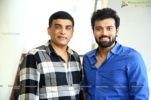 Producer Dil Raju and Hero Ashish at Rowdy Boys Press Meet