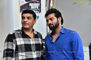 Producer Dil Raju and Hero Ashish at Rowdy Boys Press Meet