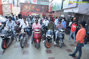 Rowdy Boys Movie Team Bike Rally In Vizag