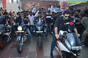 Rowdy Boys Movie Team Bike Rally In Vizag