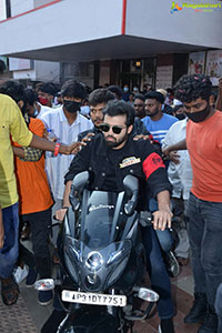 Rowdy Boys Movie Team Bike Rally In Vizag