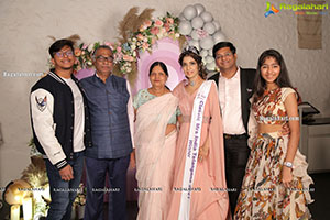 Mrs India Telangana Indu Receives a Grand Party at Home