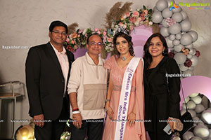 Mrs India Telangana Indu Receives a Grand Party at Home