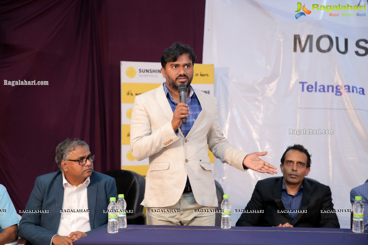 MOU Signing Ceremony Between Telangana American Telugu Association and Aapyaya - Sunshine Hospitals