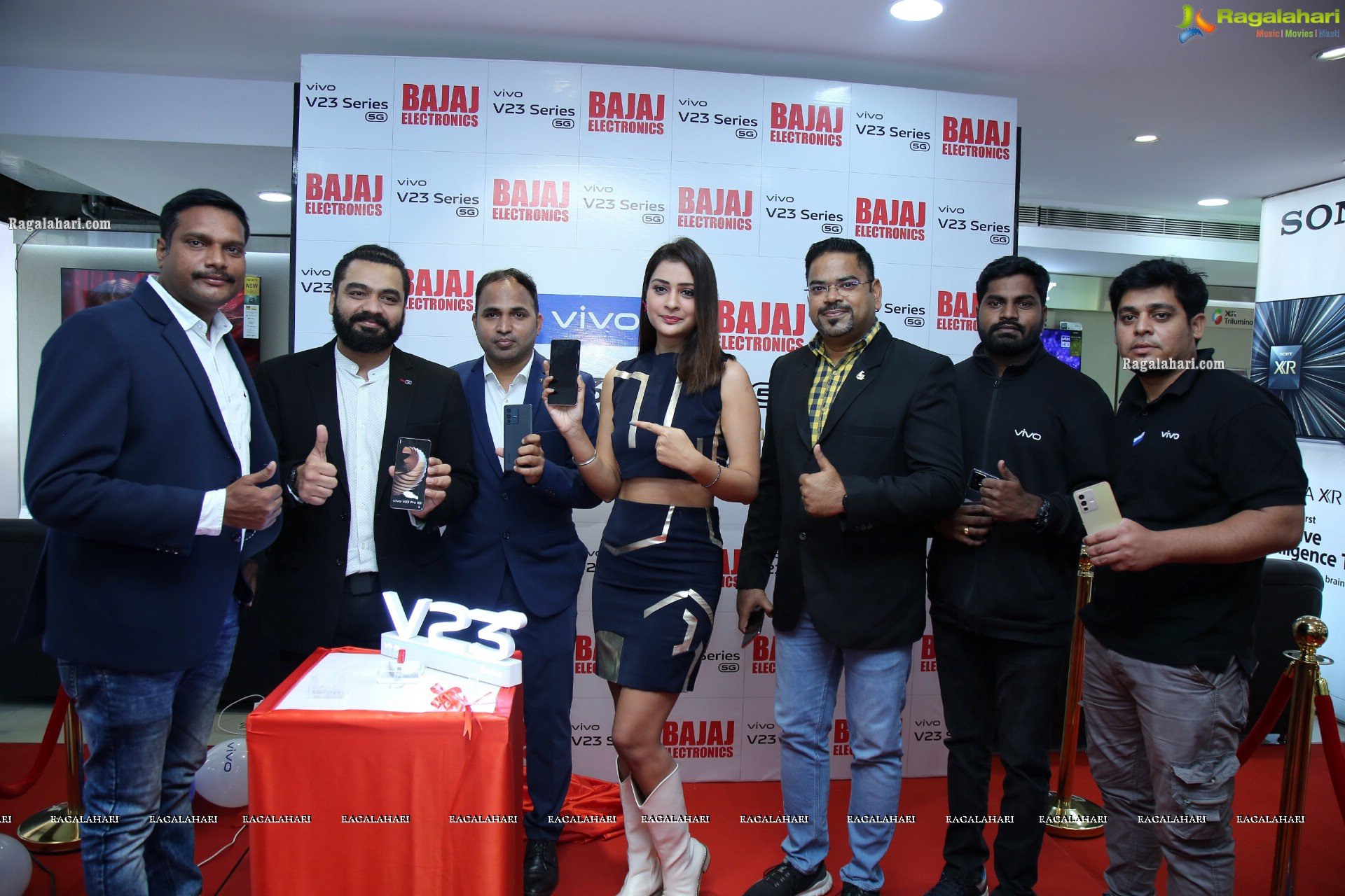 VIVO V23 Series Smartphone Launch By Payala Pajput at Bajaj Electronics, Kothapet