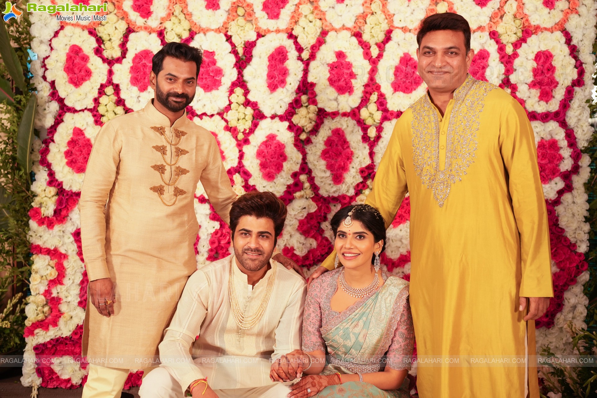 Sharwanand-Rakshita's Engagement Photos