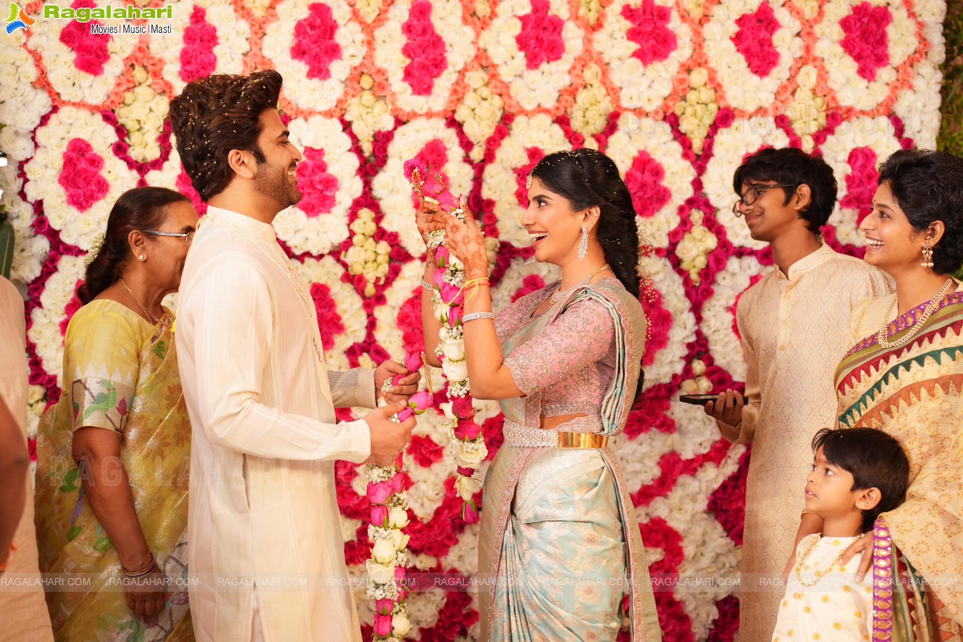 Sharwanand-Rakshita's Engagement Photos