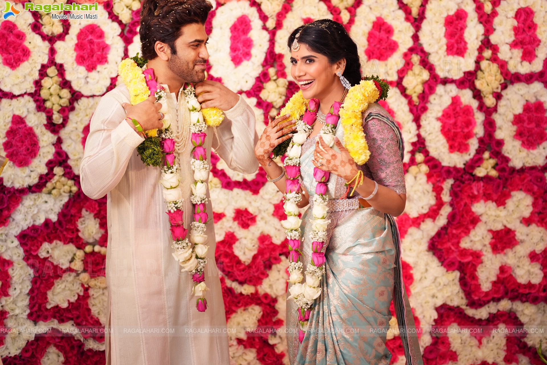 Sharwanand-Rakshita's Engagement Photos