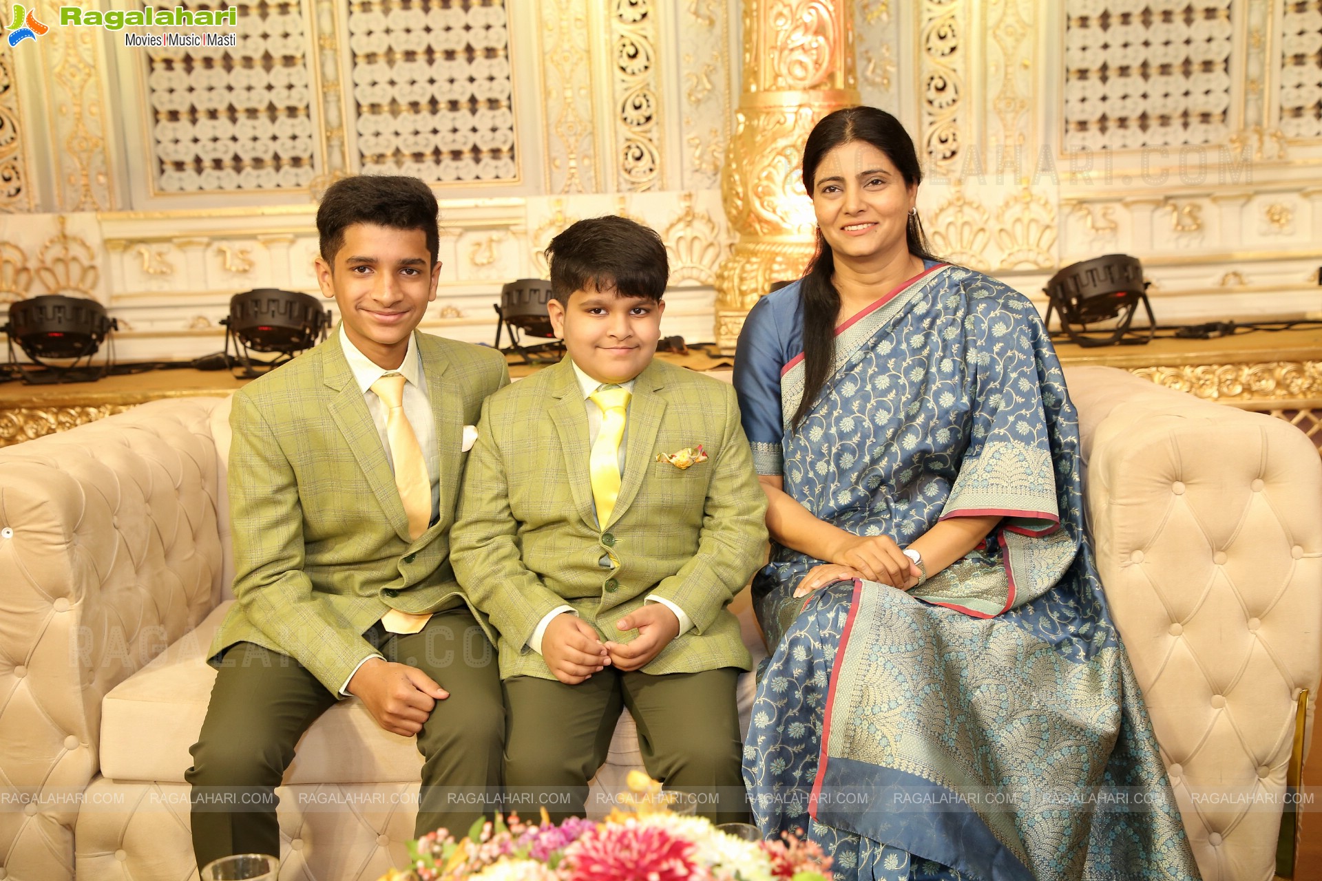 Politician Konda Vishweshwar Reddy And Dr. Sangita Reddy's Son Vishwajith And Rishika Wedding Reception at OM Convention, Hyderabad 