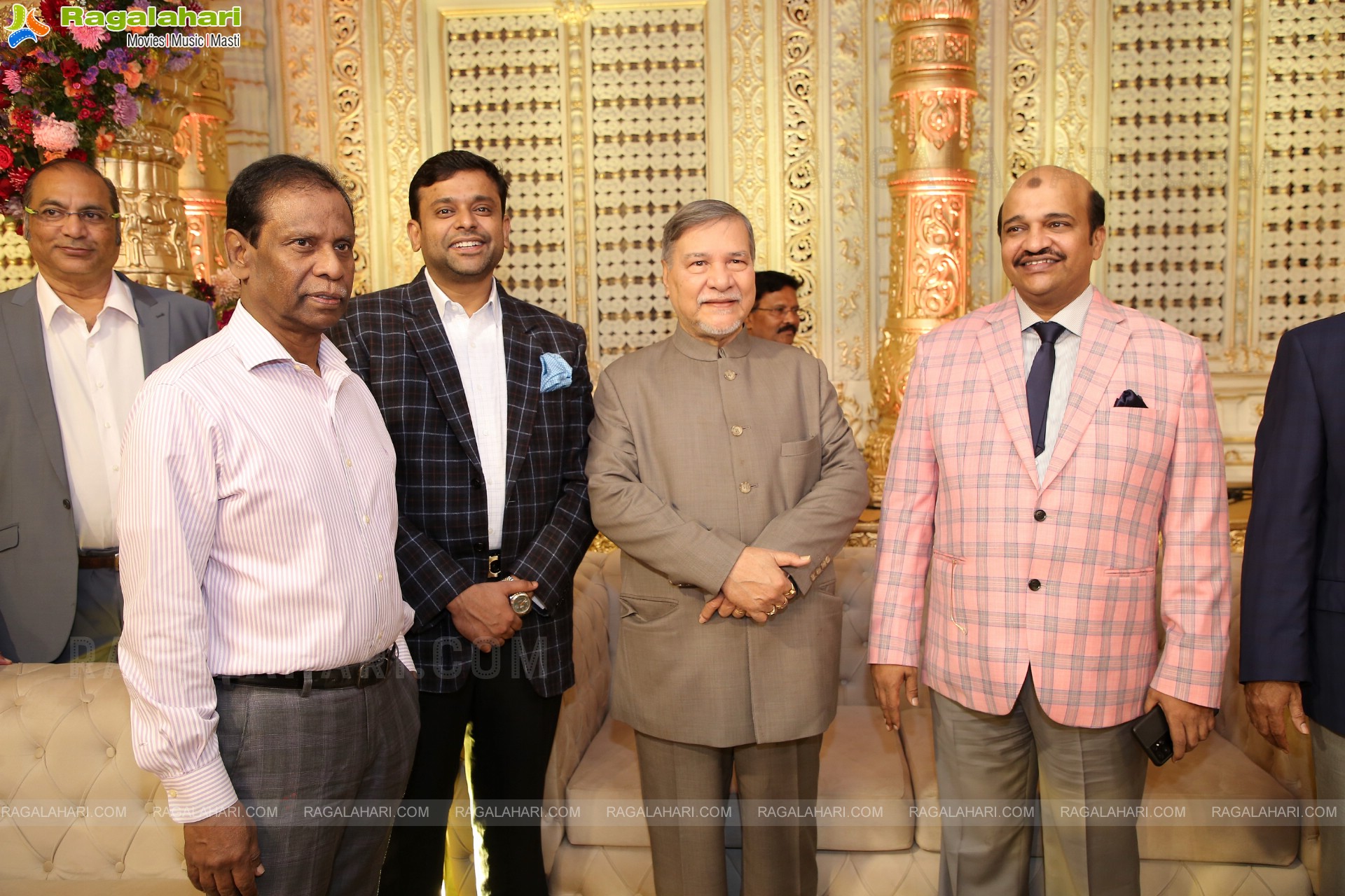 Politician Konda Vishweshwar Reddy And Dr. Sangita Reddy's Son Vishwajith And Rishika Wedding Reception at OM Convention, Hyderabad 