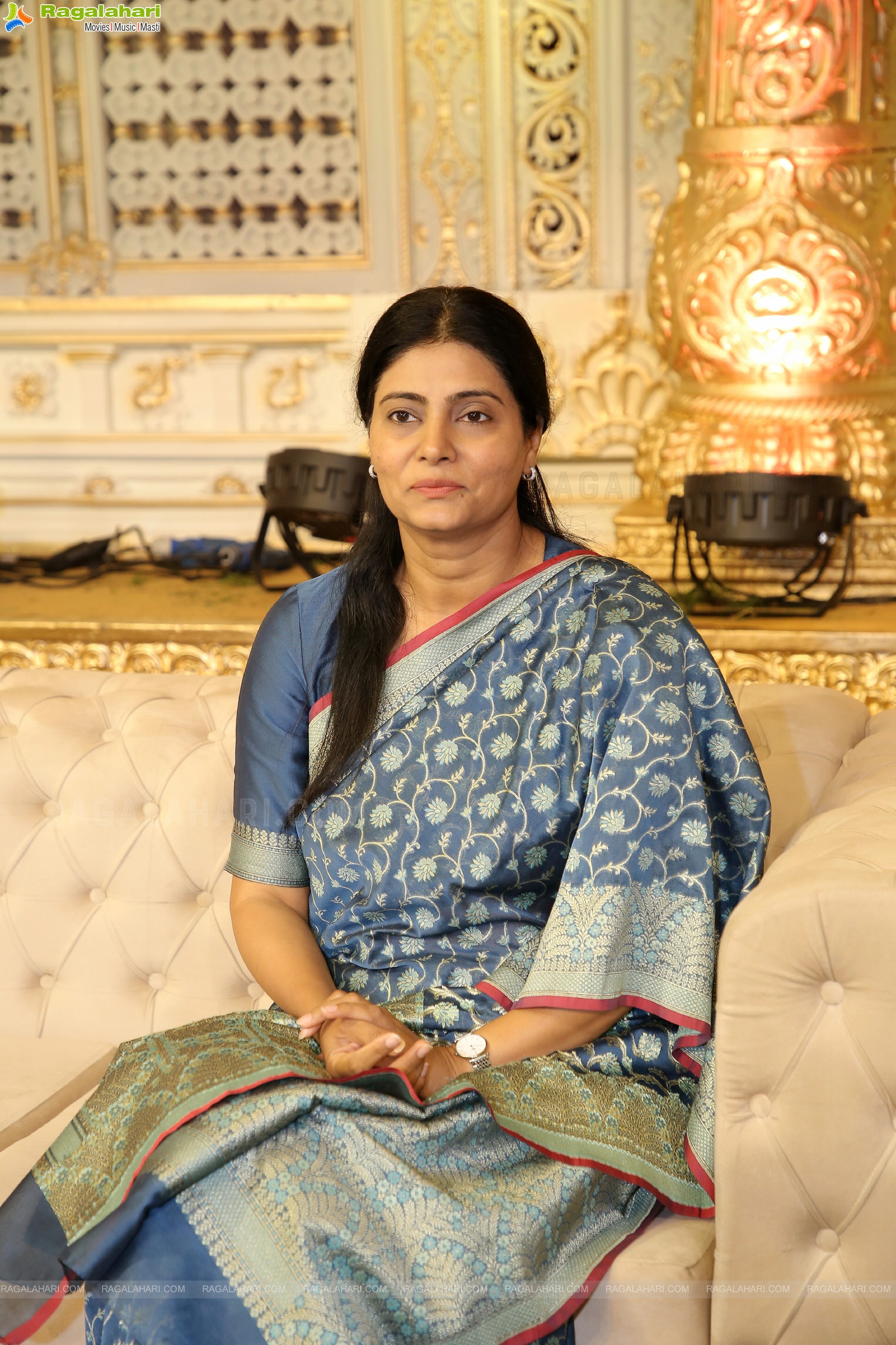 Politician Konda Vishweshwar Reddy And Dr. Sangita Reddy's Son Vishwajith And Rishika Wedding Reception at OM Convention, Hyderabad 