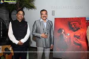 Inauguration of Vivid Art Exhibition by Nawab Mir Nasir Ali 