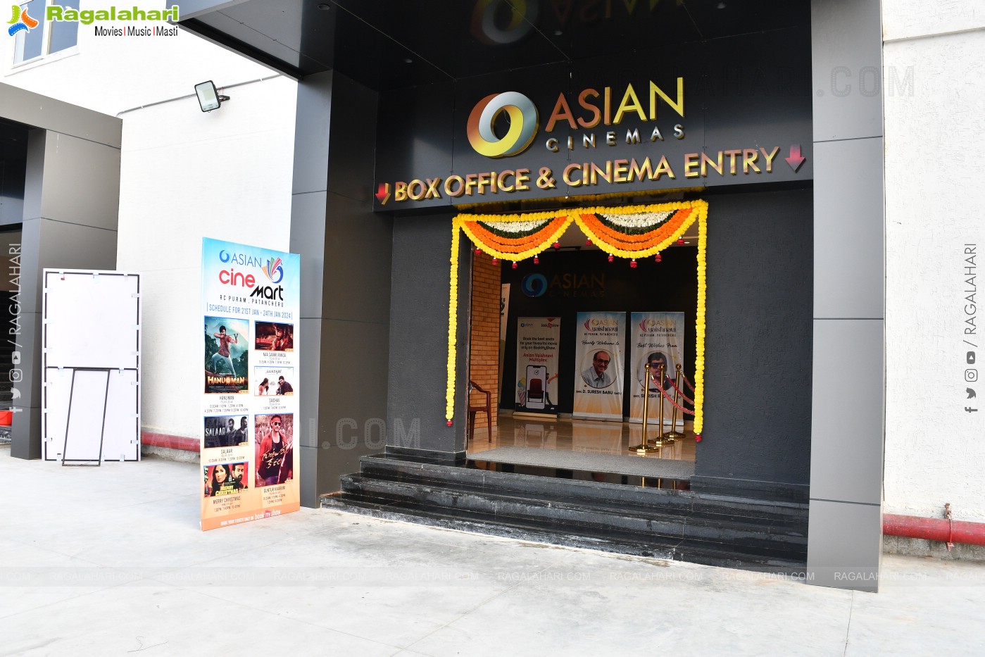 Inauguration of The Asian Vaishnavi Multiplex's Cine Mart, Hyderabad