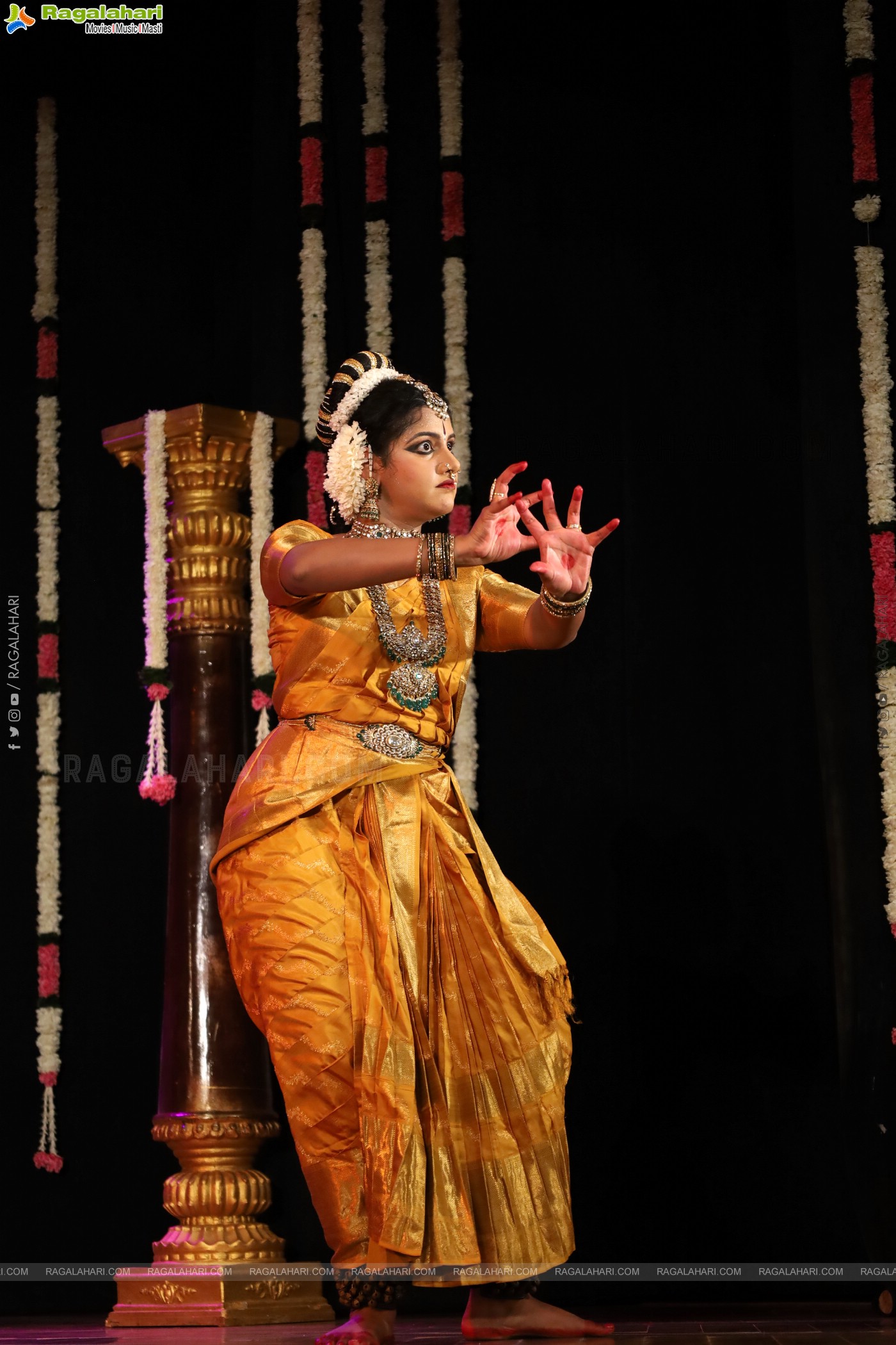 Kuchipudi Rangapravesam of Hethvitha Nallari at Ravindra Bharathi