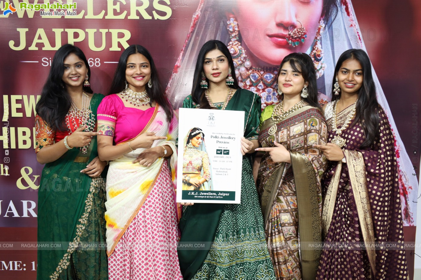 JKJ Jewellers Presents Exclusive Polky Jewellery Exhibition Poster Launch