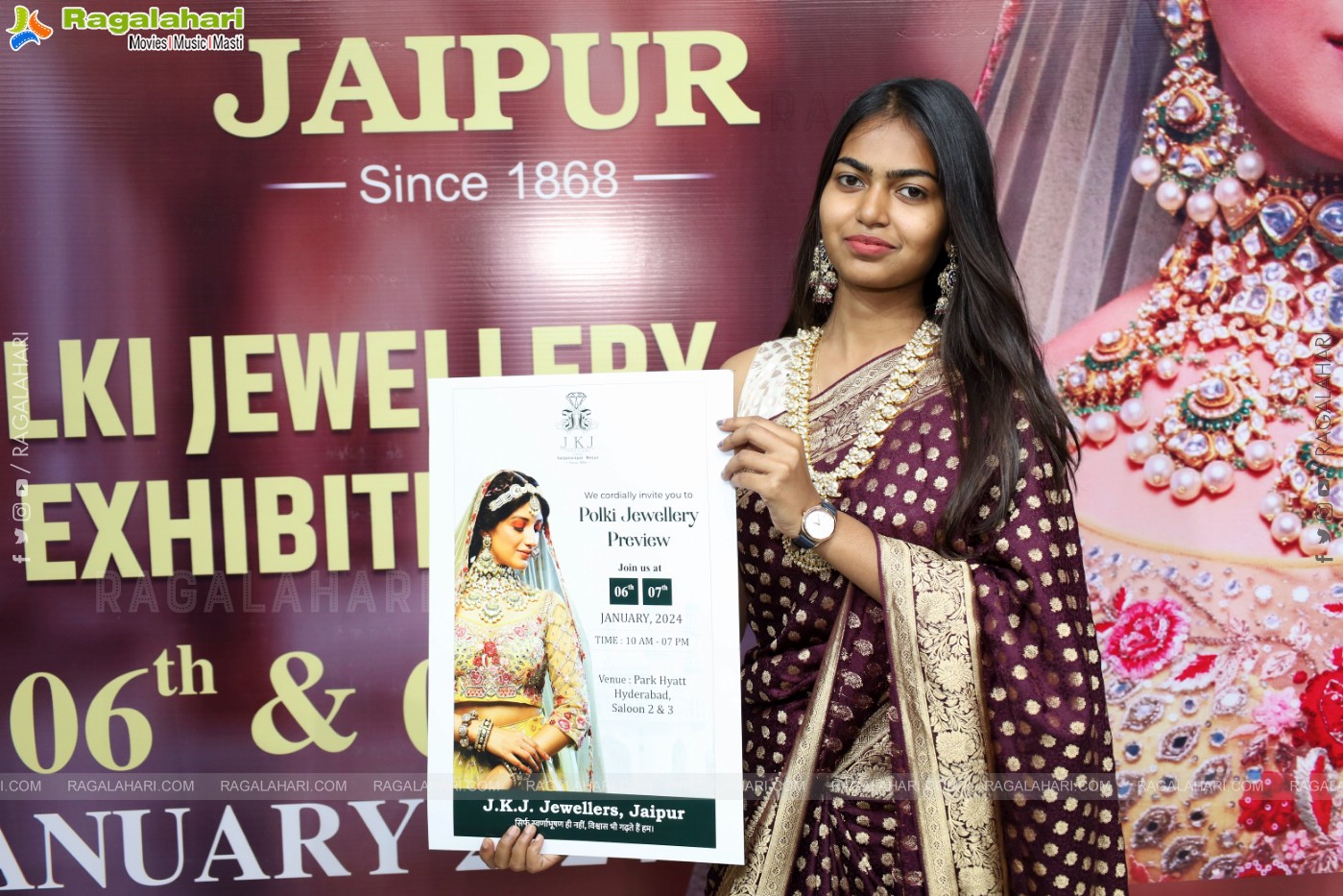 JKJ Jewellers Presents Exclusive Polky Jewellery Exhibition Poster Launch
