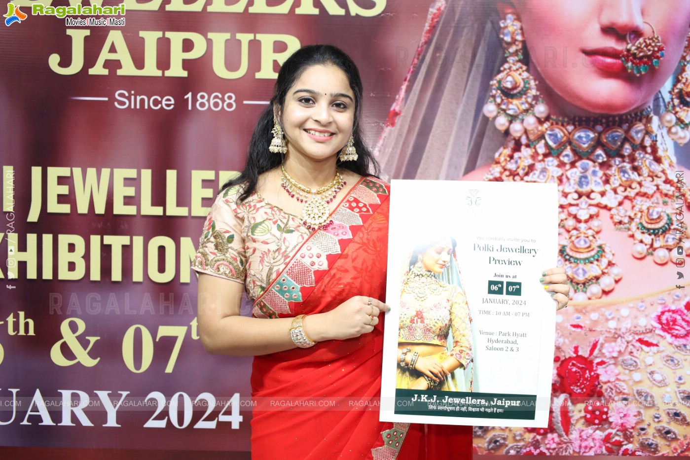 JKJ Jewellers Presents Exclusive Polky Jewellery Exhibition Poster Launch