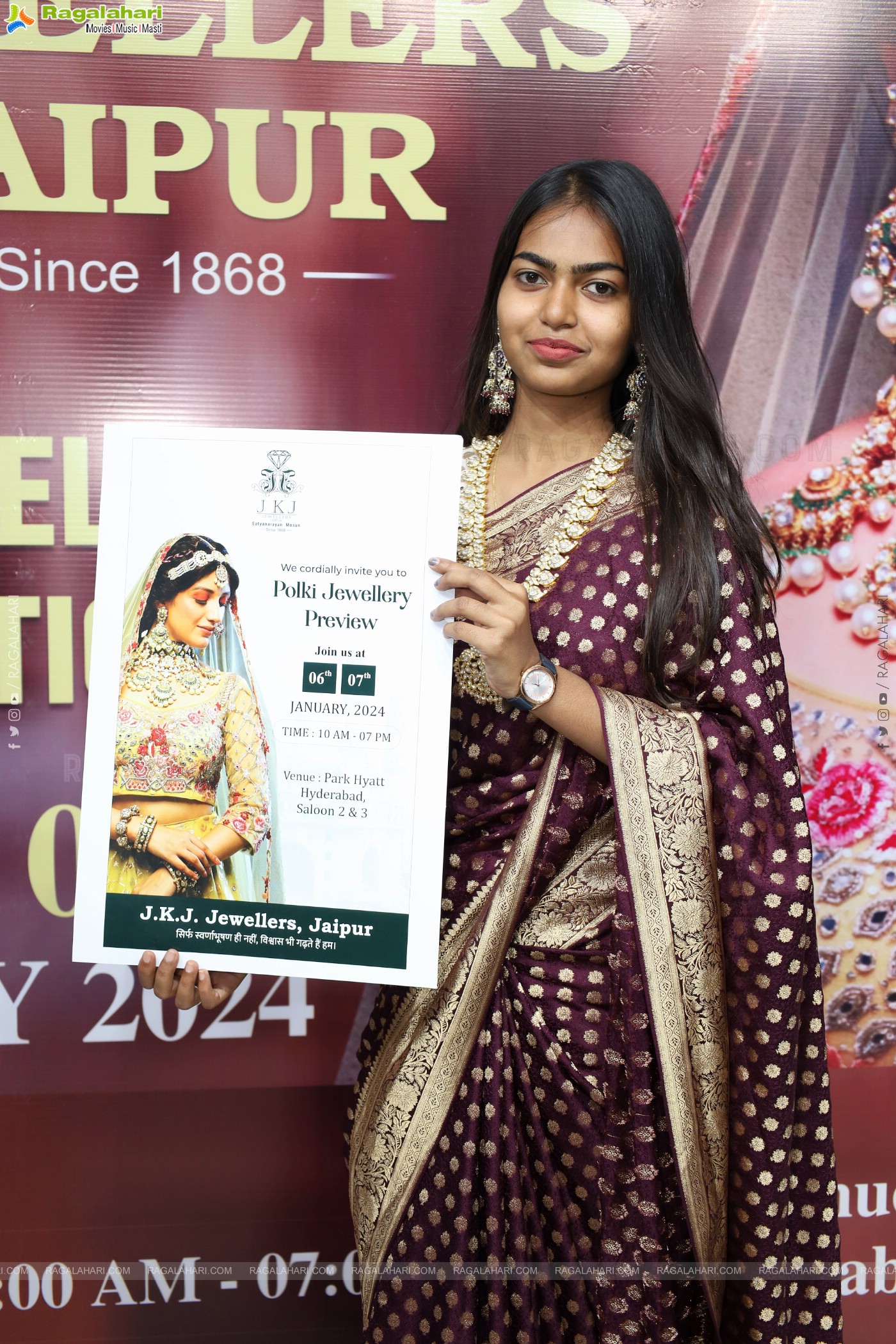 JKJ Jewellers Presents Exclusive Polky Jewellery Exhibition Poster Launch