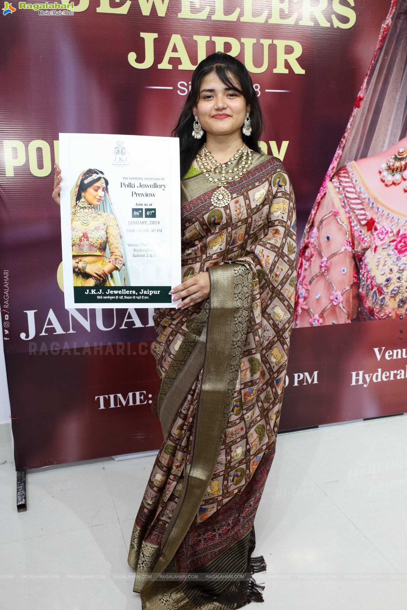 JKJ Jewellers Presents Exclusive Polky Jewellery Exhibition Poster Launch