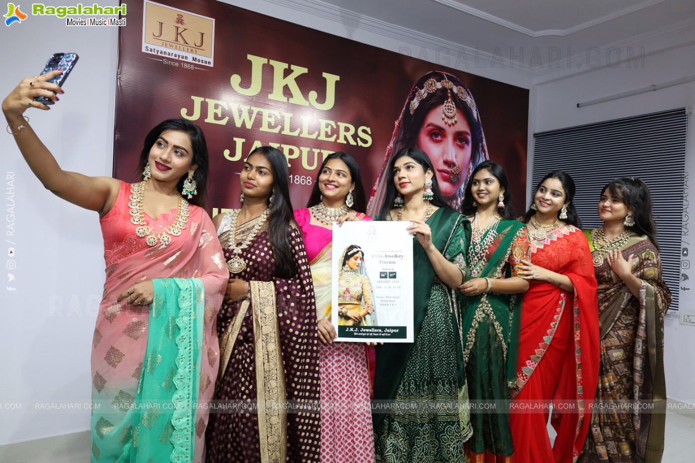 JKJ Jewellers Presents Exclusive Polky Jewellery Exhibition Poster Launch