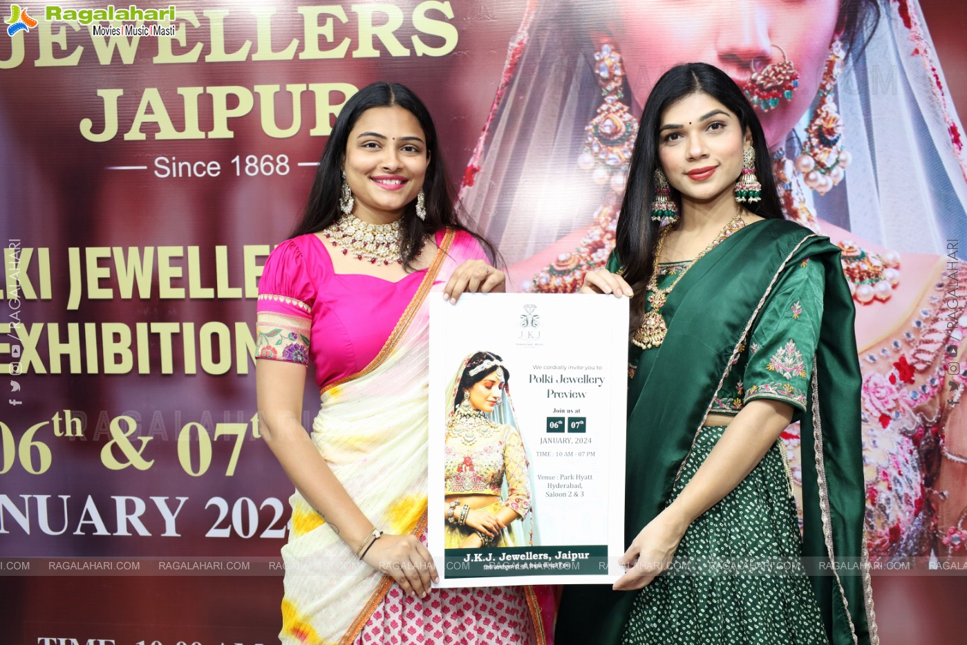 JKJ Jewellers Presents Exclusive Polky Jewellery Exhibition Poster Launch